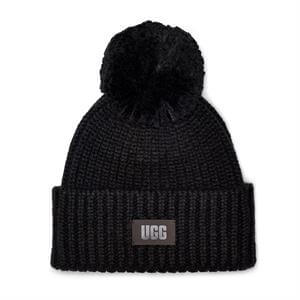 UGG Chunky Rib Knit Beanie With Pom